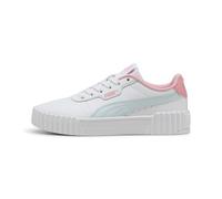 Puma Baskets Carina 3.0 Jr pour Fille, Puma Verre Marin Blanc, 38.5 EU