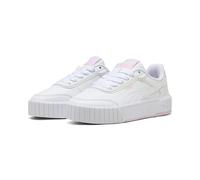 PUMA Sneakers Carina Mia Holo 2.0 Enfant et Adolescent 38.5, White Pearl Pink