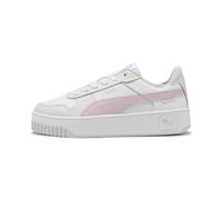 PUMA Sneakers Carina Street Femme, Chaussures, Blanc/Rose Mauve/Feather Gris, 38 38