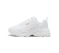 PUMA Femme Cassia 2.0 Basket, Blanc/doré, 37.5 EU