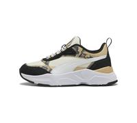 PUMA Femme Cassia Snake Chic Basket, Vapor Gray-Light Sand Black White, 39 EU