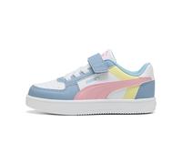 PUMA Sneakers Caven 2.0 Block Enfant, Chaussures, Blanc/Rosescape/Cool Bleu, 28 28
