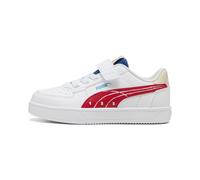PUMA Sneakers Caven 2.0 Run Fun Enfant, Chaussures, Blanc/Rouge/Tropical Bleu, 35 35