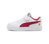 PUMA Sneakers Caven 2.0 Scuderia Ferrari Enfant, Chaussures, Blanc/Rosso Corsa, 35 35