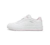 PUMA Women Court Classy Baskets, Puma White Whisp Of Pink Puma Silver, 40 EU