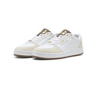 PUMA Sneakers Court Classic Lux SD 45, White Alpine Snow Flat Bronze Brown