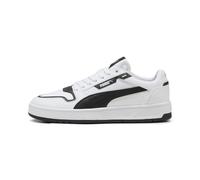 Puma Sneakers Court Classic Street Unisexe, Chaussures, Blanc/Noir, 43 White,Black