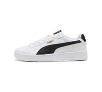 PUMA Sneakers Court Classico Unisexe, Chaussures, Blanc/Noir/Doré, 41 41