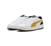 PUMA Sneakers Court Classico Unisexe 42.5, White Archive Gold Black Yellow
