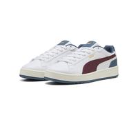 PUMA Sneakers Court Classico Unisexe 45, White Ruby Shimmer Dark Indigo Red Blue