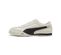 PUMA Sneakers en cuir Bella Femme, Chaussures, Warm Blanc/Noir, 44 44