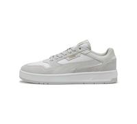 PUMA Sneakers en Daim Court Classic Unisexe 40, White Glacial Gray Gold