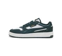 Puma Baskets Court Classic Street SD Unisexes, Puma Blanc Vert Terrain, 43 EU