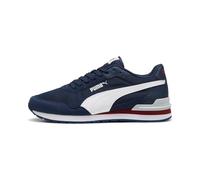 PUMA Sneakers en Mesh St Runner v4 42, Club Navy White Team Regal Red Platinum Gray Blue