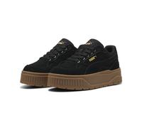 PUMA Sneakers Karmen II Idol Suede Femme 38.5 Black Gold ┃Baskets pour Femmes