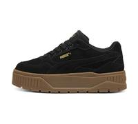 PUMA Sneakers Karmen II Idol Suede Femme 41 Black Gold ┃Baskets pour Femmes