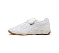 Puma Sneakers King Indoor Unisexe, Chaussures, Blanc/Frosted Ivory, 45 White,Frosted Ivory