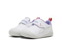 PUMA Sneakers Kitten Bébé 26, White Silver Mist Fierce Red Gray