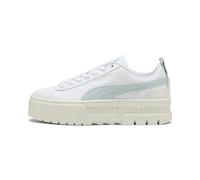 PUMA Sneakers Mayze Lux Femme, Chaussures, Blanc/Sea Glass, 37.5 37.5
