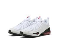 PUMA Sneakers Meza Unisexe, Sport, Blanc/Noir/Rouge, 39 39