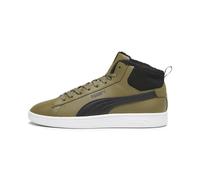 PUMA Sneakers mi-montantes Smash 3.0 WTR, Chaussures, Olive Drab/Noir/Blanc, 41 41