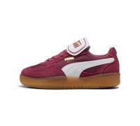 PUMA Sneakers Palermo Moda Tongue Femme, Chaussures, Port/Blanc, 35.5 35.5
