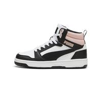 Puma Sneakers Rebound, Chaussures, Blanc/Noir/Mauve Mist, 38 White,Black,Mauve Mist