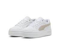 PUMA Sneakers Rebound Femme Low Topcat Femme 38.5, White Frosted Ivory Rose Latte Beige