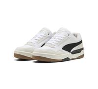 Puma Sneakers Rebound Retro Unisexe, Chaussures, Blanc/Noir/Feather Gris, 43 White,Black,Feather Gray