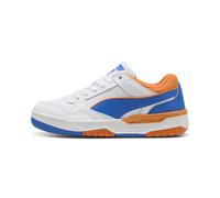 PUMA Sneakers Rebound Retro Unisexe, Chaussures, Blanc/Royal/Rickie Orange, 37.5 37.5