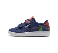 PUMA Sneakers Smash 3.0 Dino Enfant, Chaussures, Bleu, 34 34