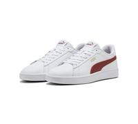 PUMA Sneakers Smash 3.0 L 40, White Bordeaux Red