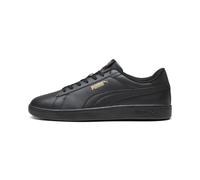 PUMA Unisex Smash 3.0 L Baskets, Puma Black Puma Gold Puma Black, 42.5 EU