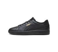 Puma Sneakers Smash 3.0 L, Chaussures, Noir/Doré/Noir, 42.5 Black,Gold,Black