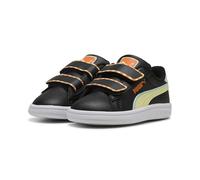PUMA Sneakers Smash 3.0 Playdate Bébé 25, Black Gold Moon Yellow