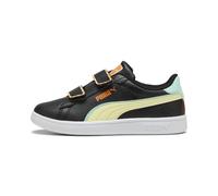 PUMA Sneakers Smash 3.0 Playdate Enfant, Chaussures, Noir/Doré Moon, 35 35