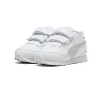 PUMA Sneakers St Runner v4 Glitter Enfant 26, White Silver Cool Light Gray Metallic