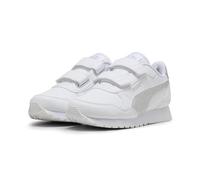 PUMA Sneakers St Runner v4 Glitter Enfant 27.5, White Silver Cool Light Gray Metallic