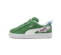 PUMA Sneakers Suede XL Cats Club Enfant, Chaussures, Archive Vert/Blanc, 35 35
