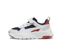 PUMA Baskets Trinity 2 LT Enfant Navy/White/Feather Gray/Red/Fire Blue Taille 30