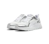 Puma Baskets Trinity 2 Whisper Métallique Femme Blanc Argent 37,5