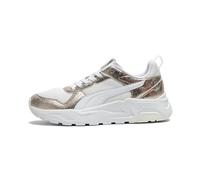 PUMA Sneakers Trinity 2 Metallic Whisper Femme 35.5, White Gold Warm