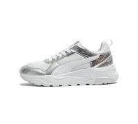 PUMA Sneakers Trinity 2 Metallic Whisper Femme 42, White Silver Feather Gray Metallic