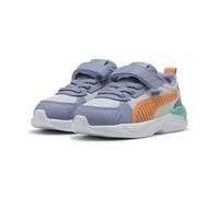 PUMA Sneakers X-Ray 3 Bébé 27, Feather Gray Melon Glow Sky Vibrant Green Orange