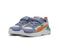 PUMA Sneakers X-Ray 3 Enfant 29, Feather Gray Melon Glow Sky Vibrant Green Orange