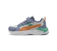 PUMA Sneakers X-Ray 3 Enfant 34, Feather Gray Melon Glow Sky Vibrant Green Orange