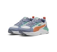 PUMA Sneakers X-Ray 3 Enfant et Adolescent 35.5, Feather Gray Melon Glow Sky Vibrant Green Orange