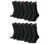Puma Socquettes de Sport Chaussettes Tennis Ras Du Cou Rayures Unisexe 12 Paire