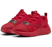 PUMA Soft Wired 2 PS Sneaker, Red Black, 31.5 EU