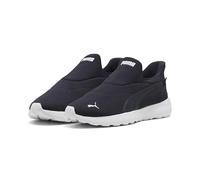 PUMA Softride Cosmic Sliptech Baskets Unisexes, Bleu Marine PUMA Blanc, 42.5 EU